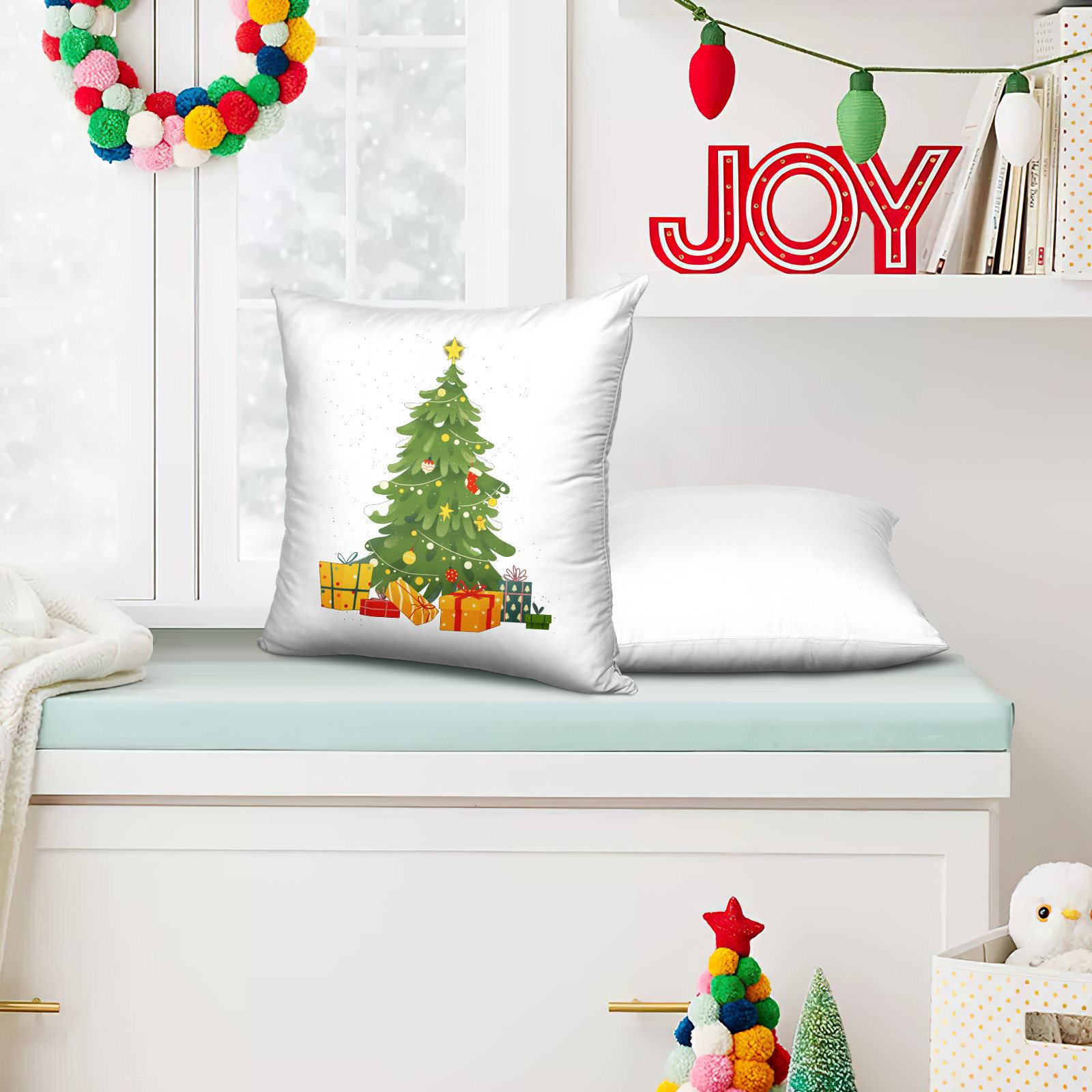 4Pcs White Sublimation Pillow  - огляд і ціна Pillow Cover Sublimation